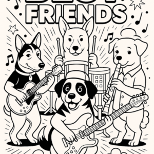 Best Friends Coloring Book